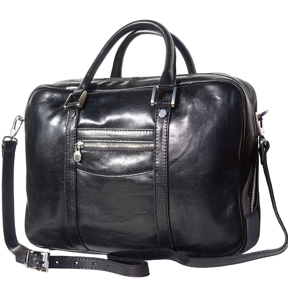 Gianpaolo leather briefcase - Scarvesnthangs