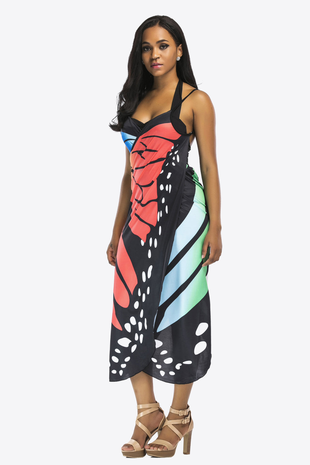 Butterfly Spaghetti Strap Cover Up - Scarvesnthangs