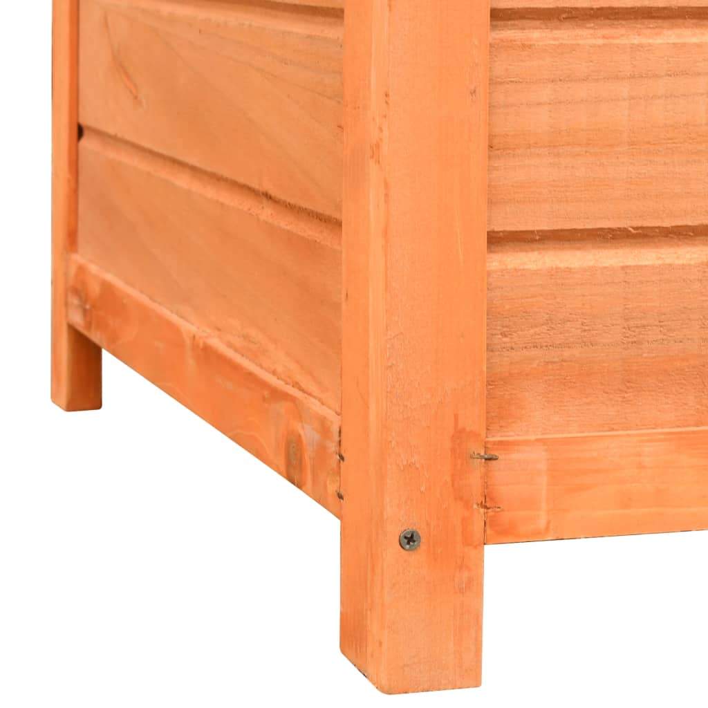 vidaXL Dog Cage Solid Pine & Fir Wood 47.2"x30.3"x33.9" - Scarvesnthangs