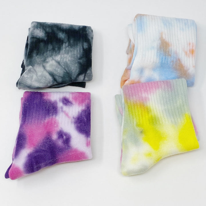 Free Mind Tie Dye Socks Set - Scarvesnthangs