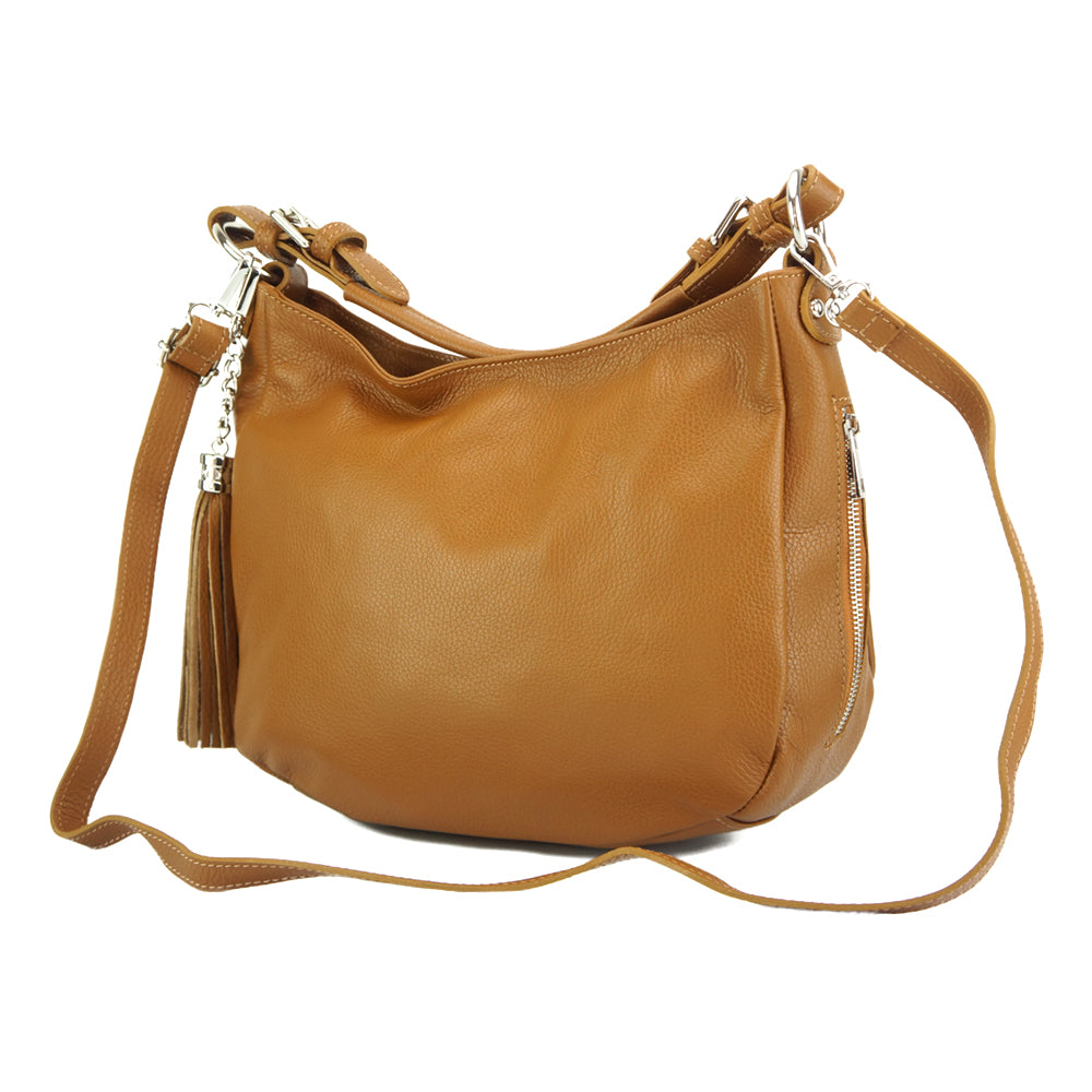 Victoire shoulder bag in calf-skin leather - Scarvesnthangs
