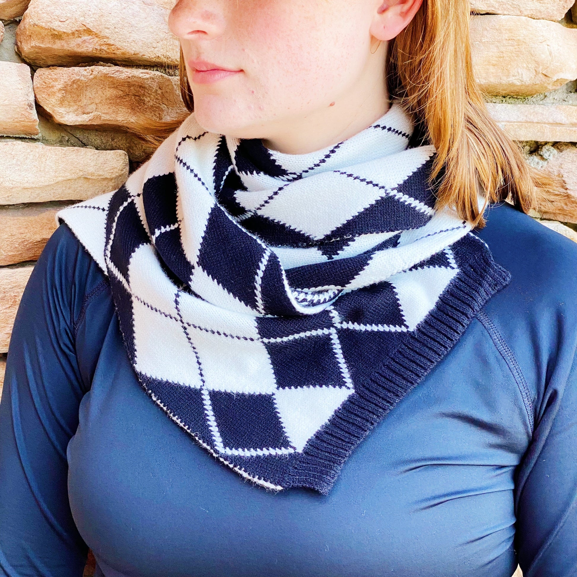 Our Gal Patterned Knit Scarf - Scarvesnthangs