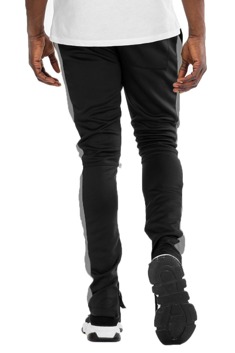 HOLIDAY TRACK PANTS- BLACK/ GREY-2