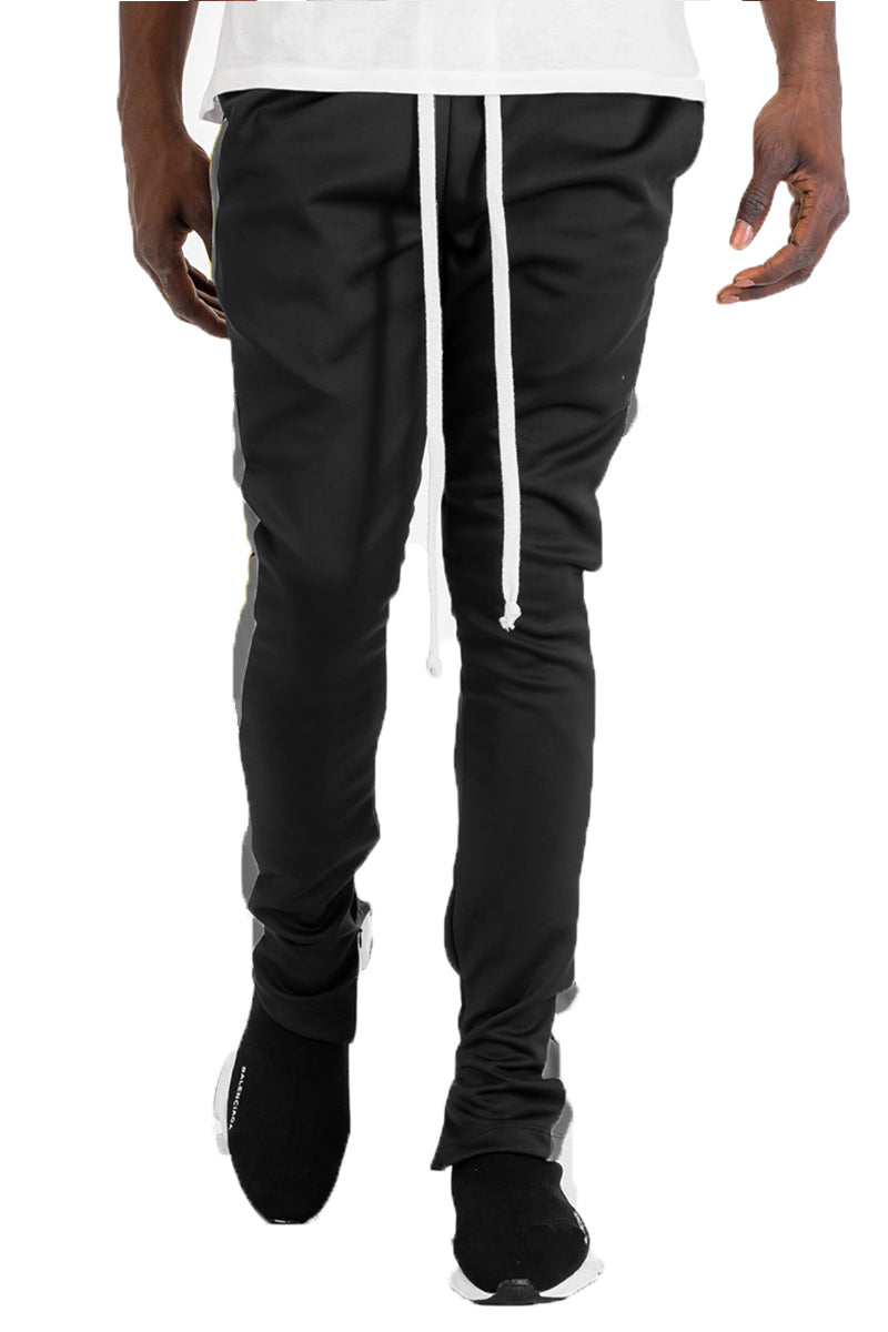 HOLIDAY TRACK PANTS- BLACK/ GREY-1