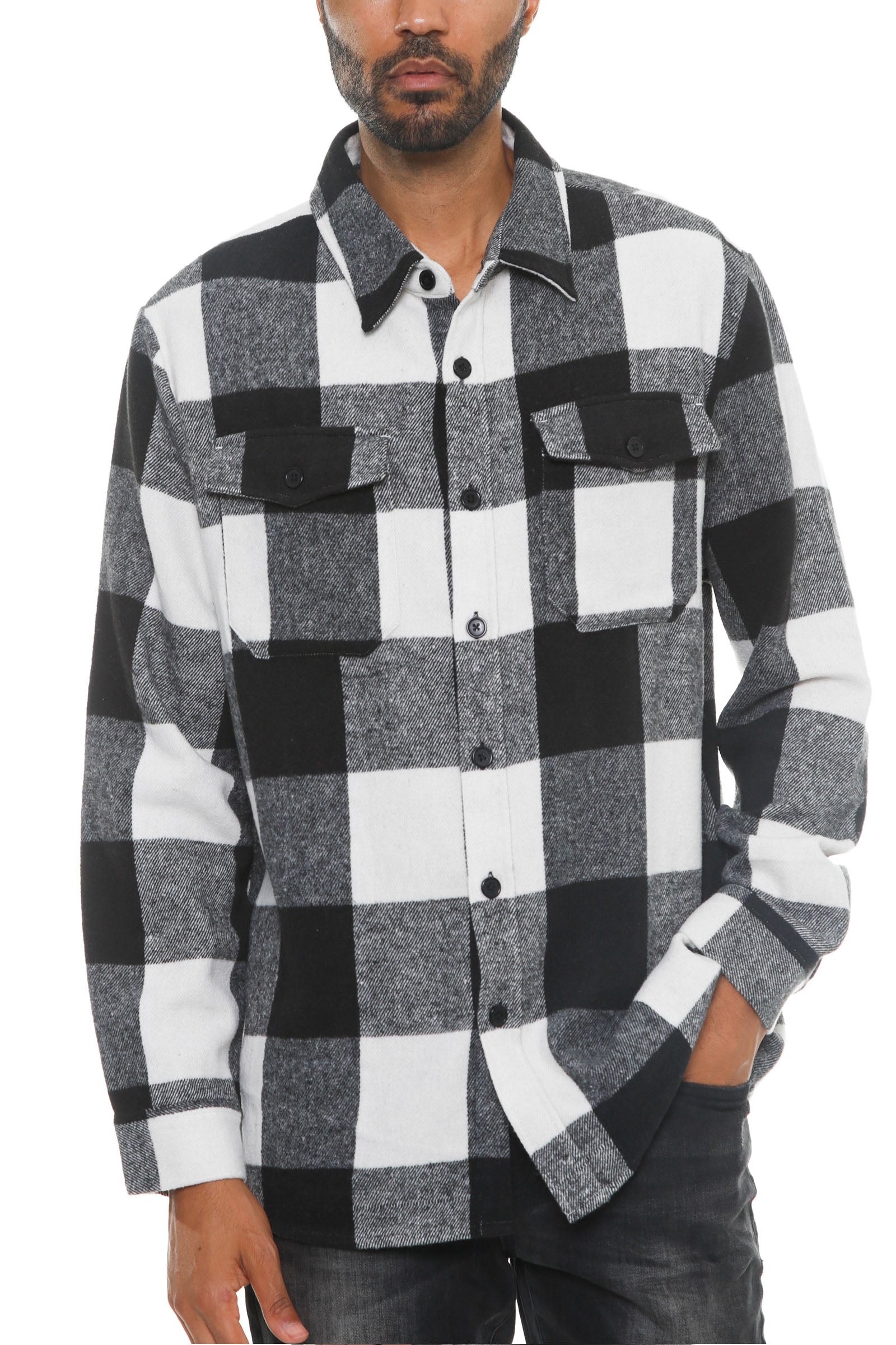 Millikan Soft Flannel Shacket-3