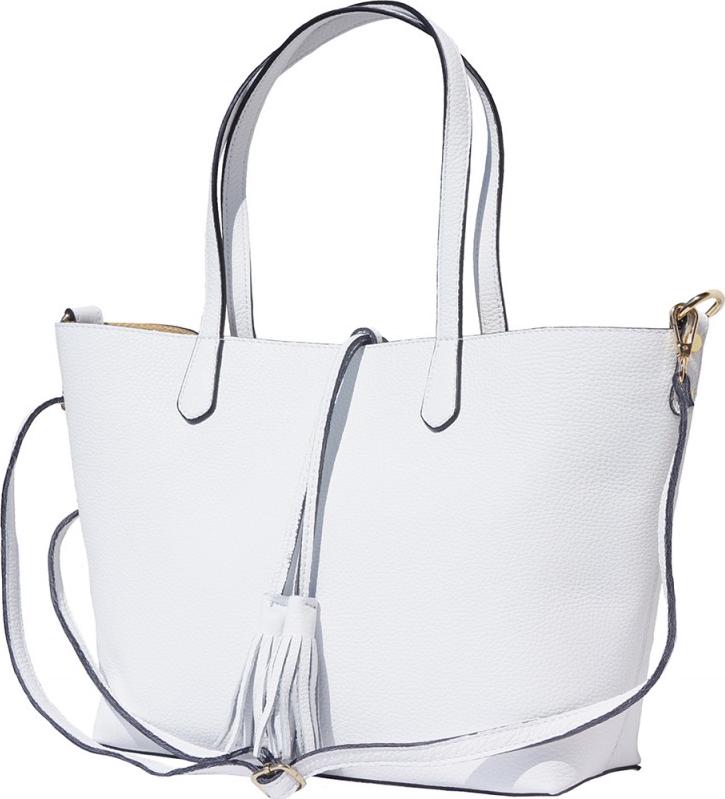 Belinda leather shopping bag - Scarvesnthangs