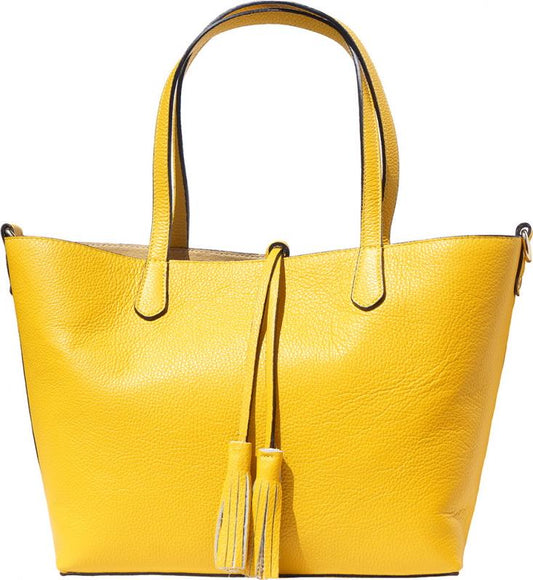Belinda leather shopping bag - Scarvesnthangs