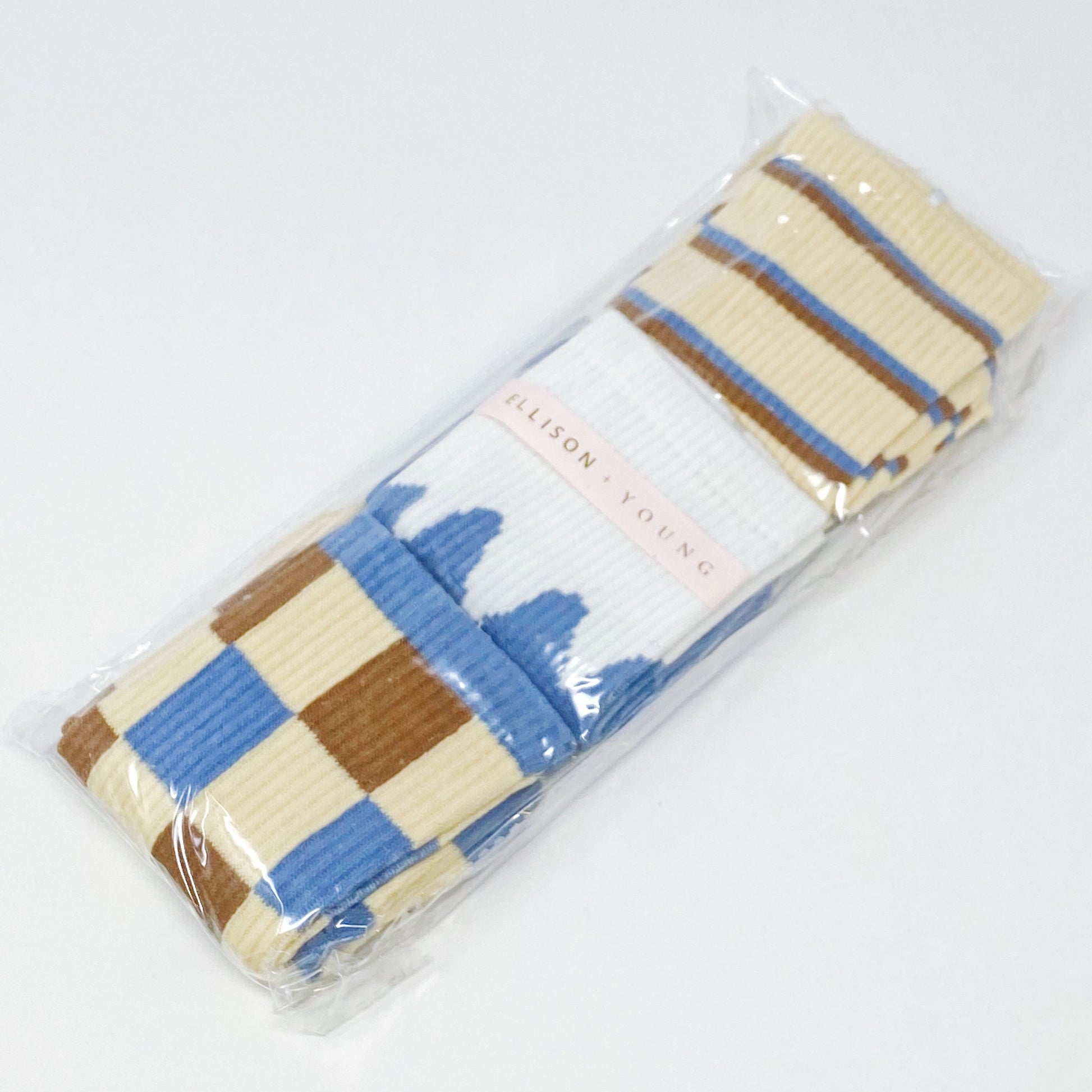 Trendy Pattern Trio Socks Set - Scarvesnthangs