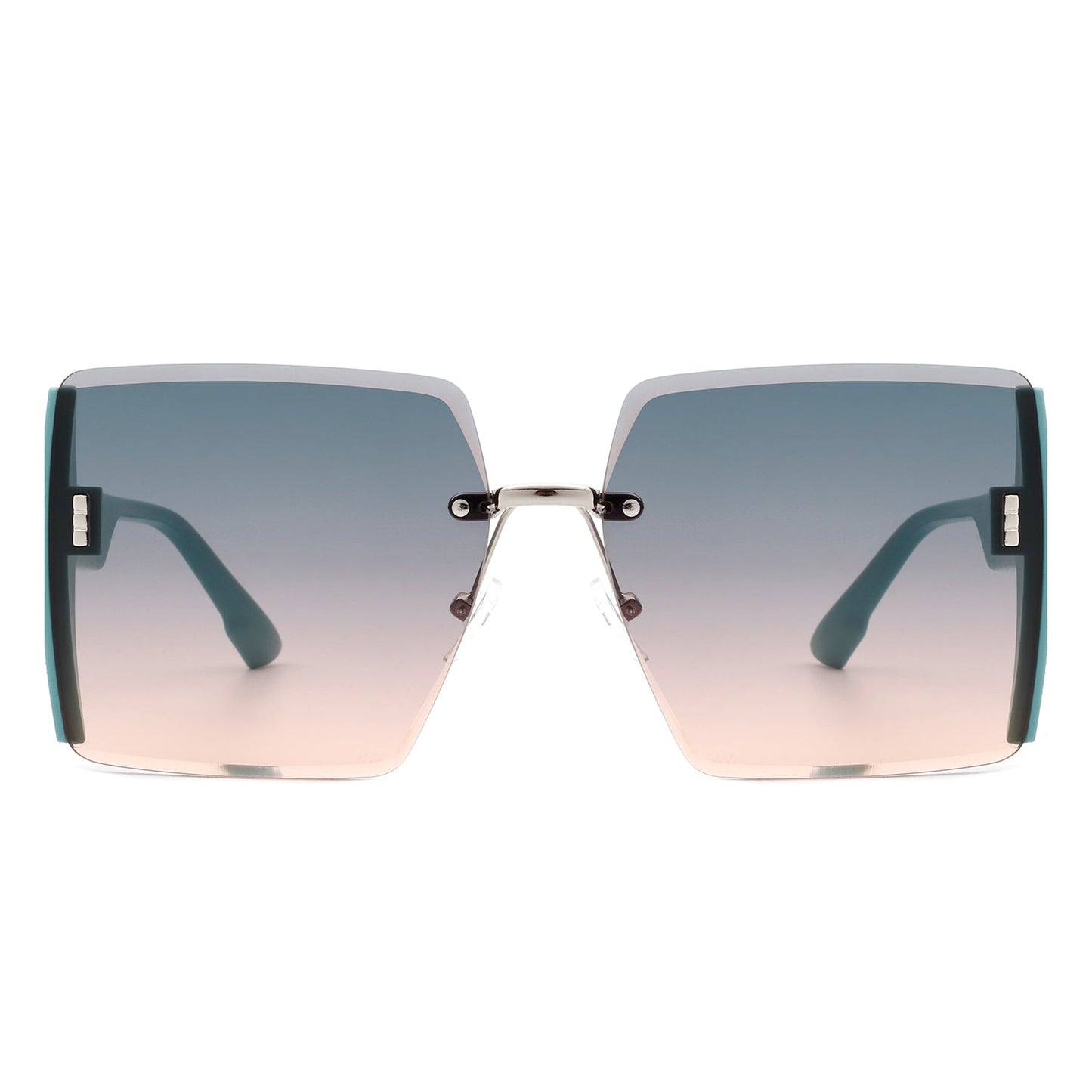 Phoenixy - Square Oversize Half Frame Fashion Women Sunglasses-1