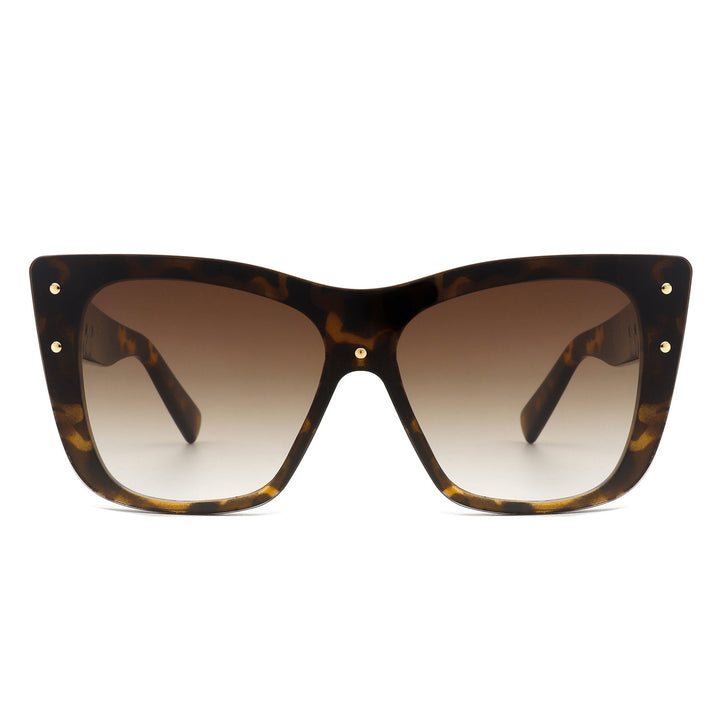 Windborn - Women Retro Square Tinted Cat Eye Fashion Sunglasses-1