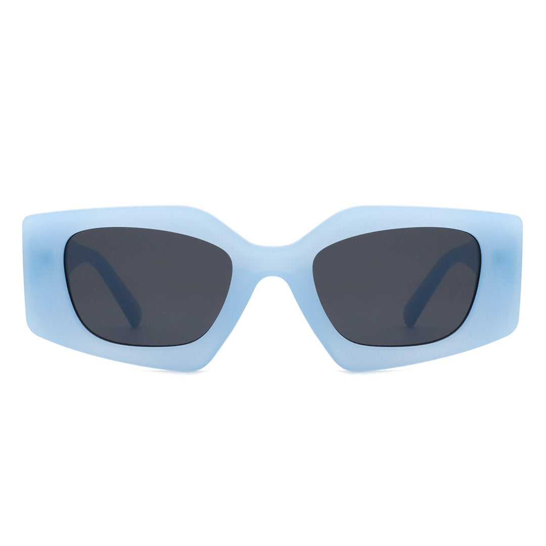 Oceanova - Square Retro Geometric Fashion Sunglasses-6