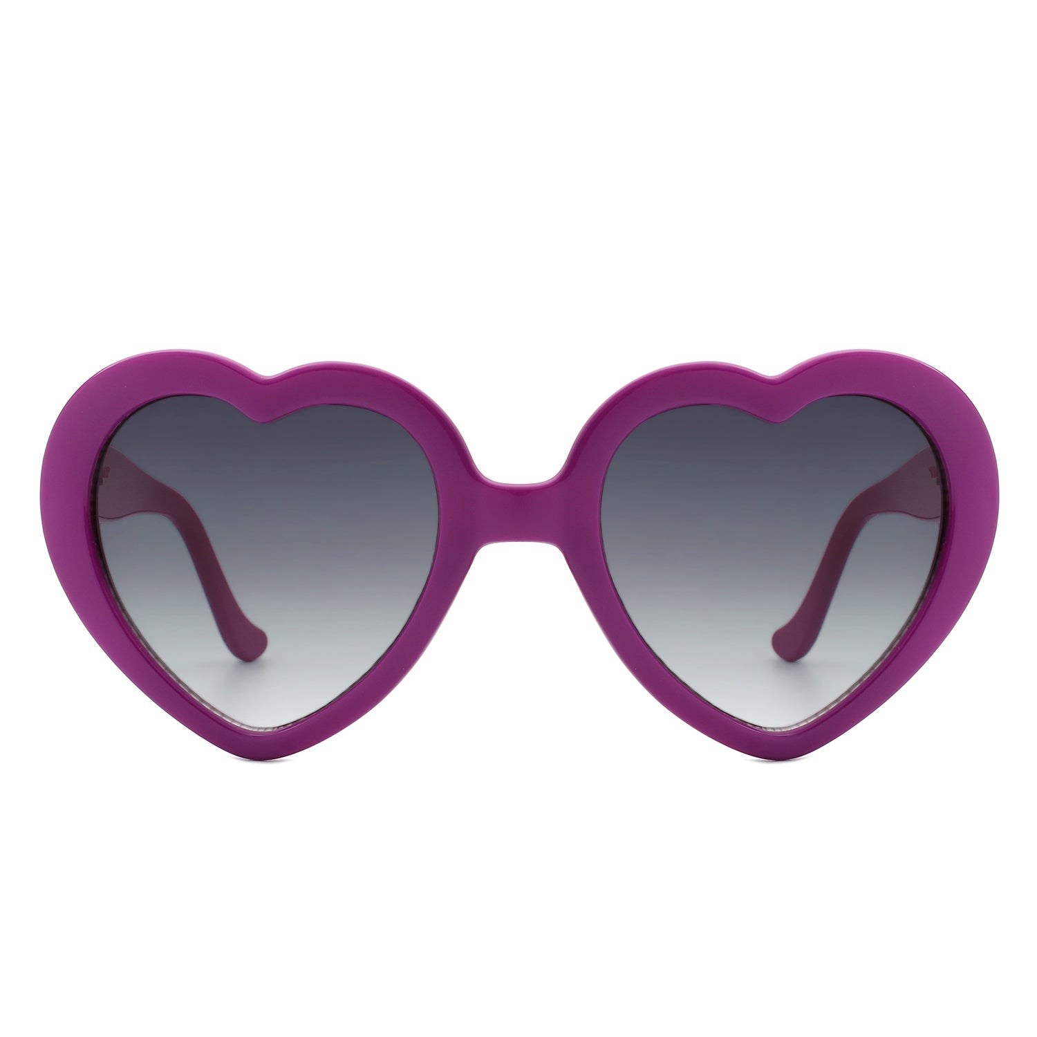 Glowlily - Playful Mod Clout Women Heart Shape Fashion Sunglasses-6