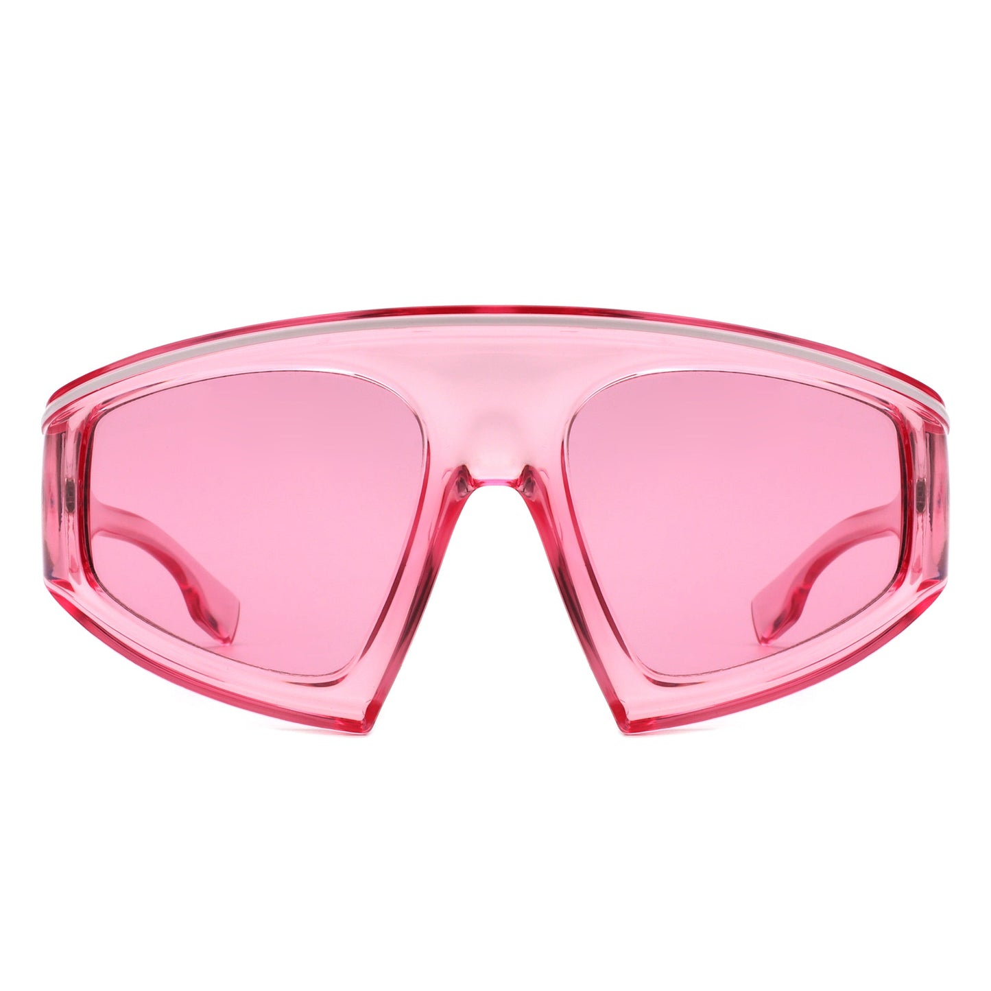 Bramble - Oversize Futuristic Square Women Fashion Sunglasses-8