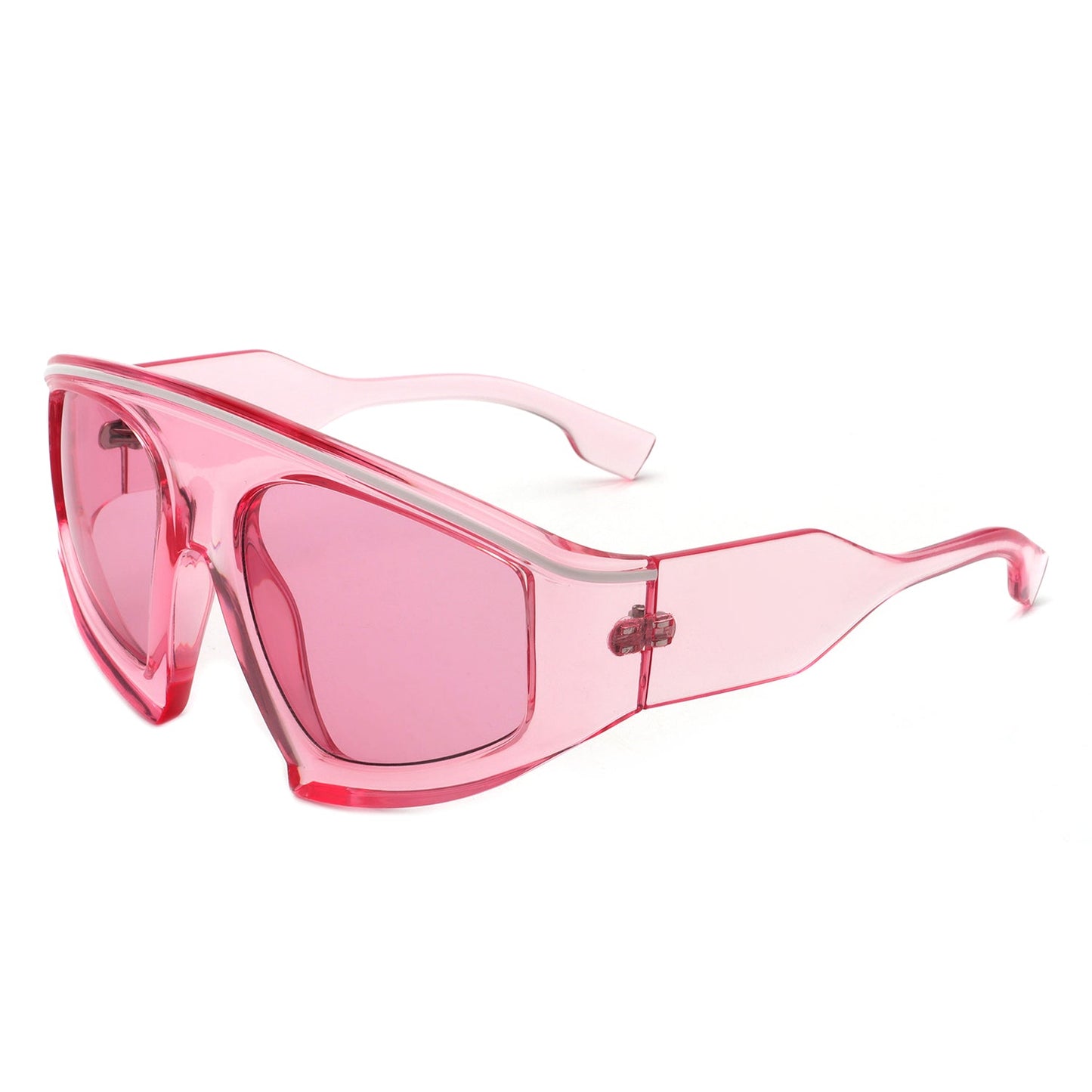 Bramble - Oversize Futuristic Square Women Fashion Sunglasses-9