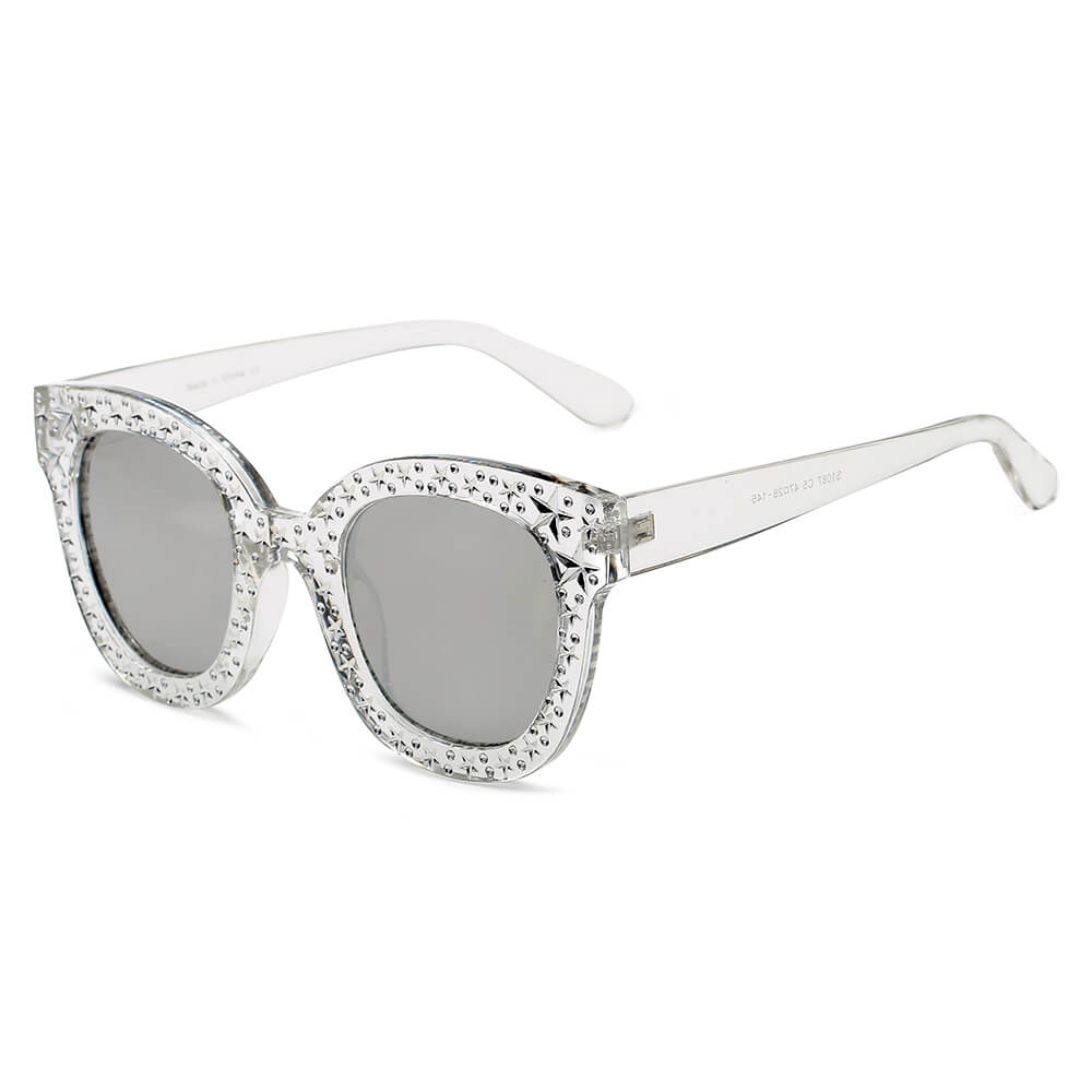 DOSWELL | Women Fashion Oversize Round Sunglasses - Scarvesnthangs