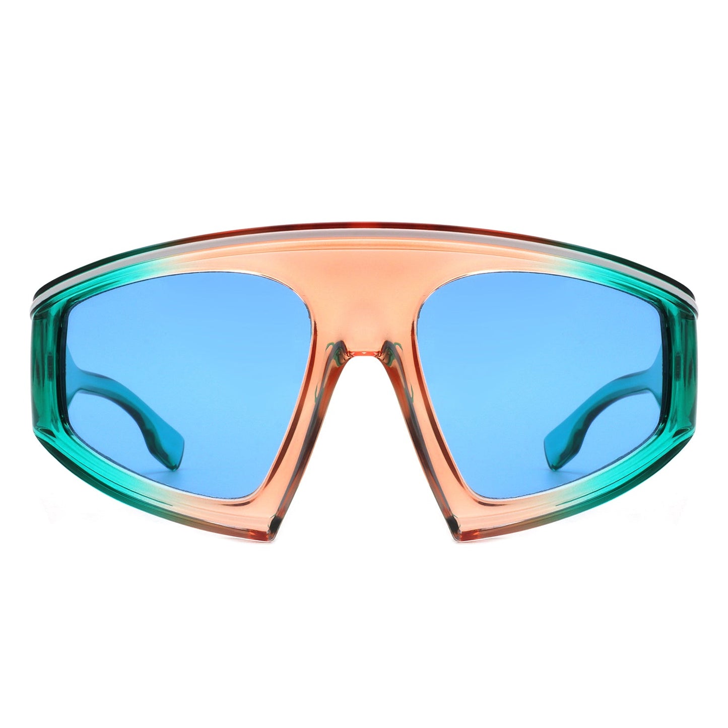 Bramble - Oversize Futuristic Square Women Fashion Sunglasses-10