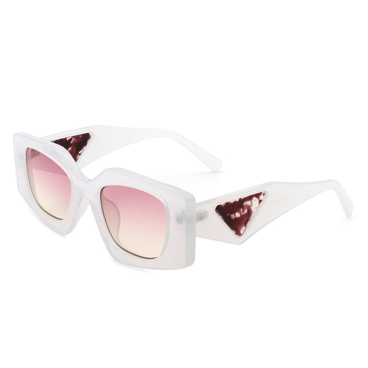 Oceanova - Square Retro Geometric Fashion Sunglasses-11