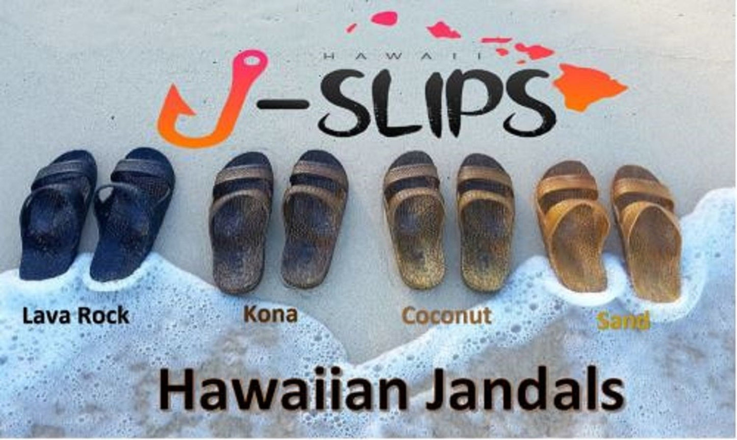 Kid's and Women's Classic J-Slips Hawaiian Jesus Sandals - Scarvesnthangs
