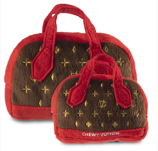 Chewy Vuiton Posh Purse ( Red Trim ) - Scarvesnthangs