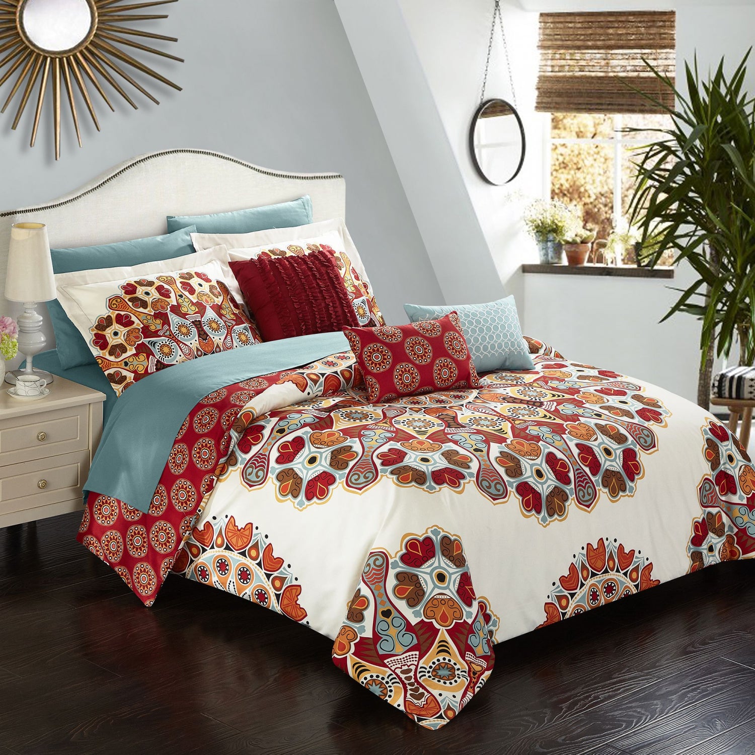Chic Home Carlinville Reversible Comforter Set - Scarvesnthangs