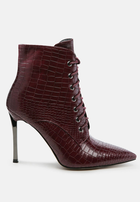 escala croc lace-up stiletto boots-10