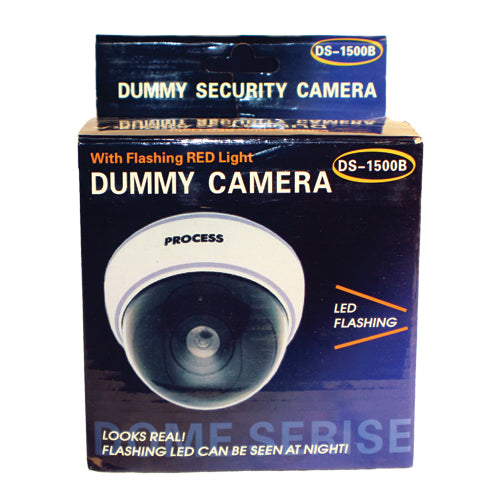 Dummy dome camera with led and white body - Scarvesnthangs