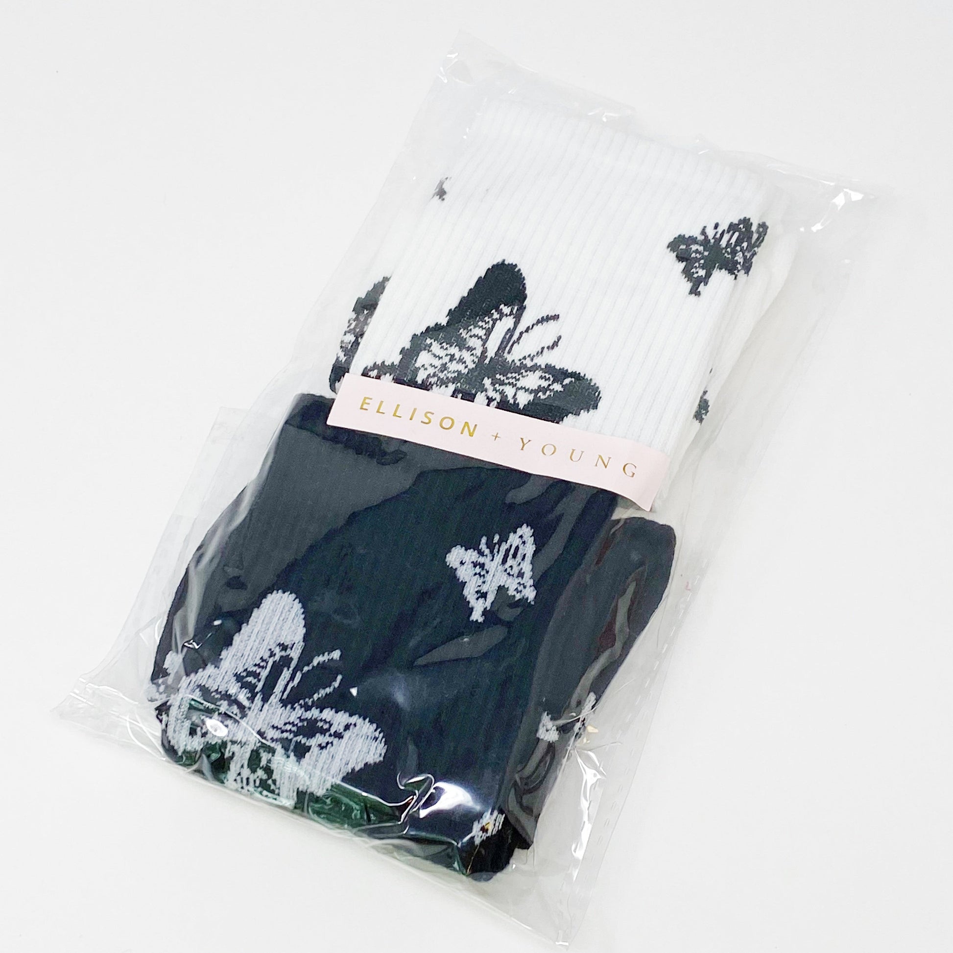 Butterfly In The Air Socks Set - Scarvesnthangs