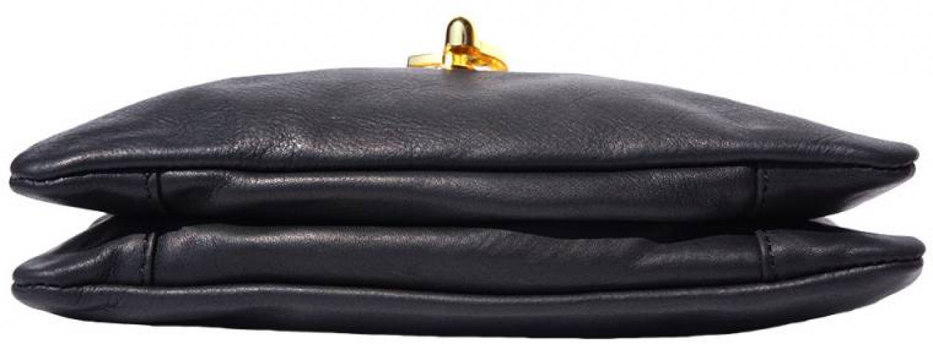 Elvira leather clutch - Scarvesnthangs