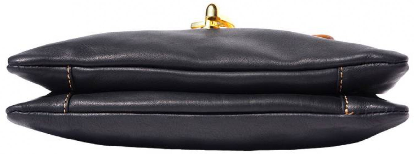Elvira leather clutch - Scarvesnthangs