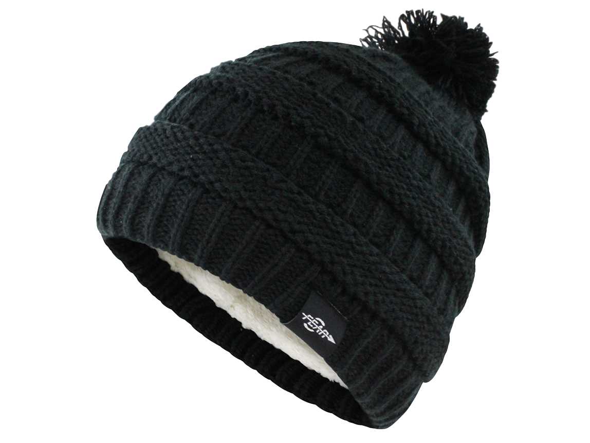 Fear0 NJ Warmest Plush Insulated Knit Pom Women Winter Beanie Hat-1