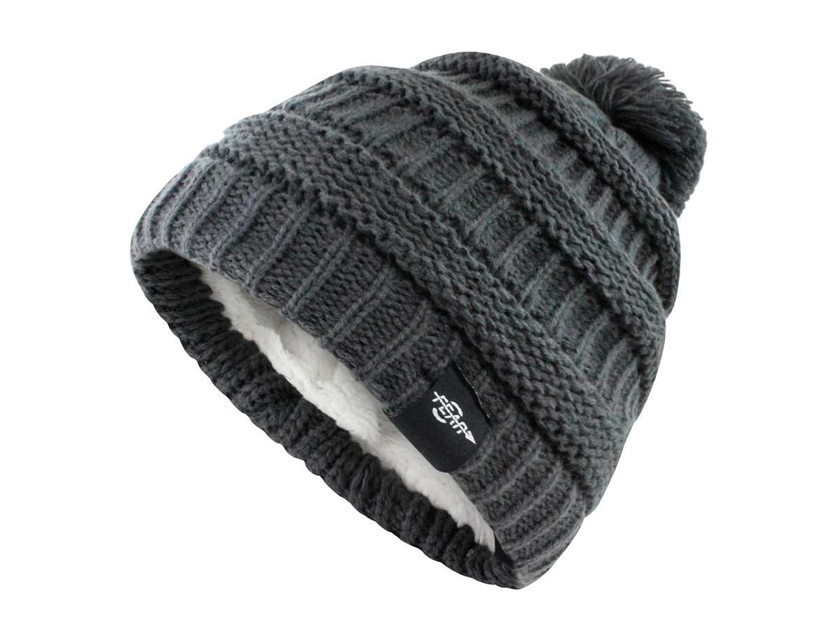 Fear0 NJ Warmest Plush Insulated Knit Pom Women Winter Beanie Hat-3