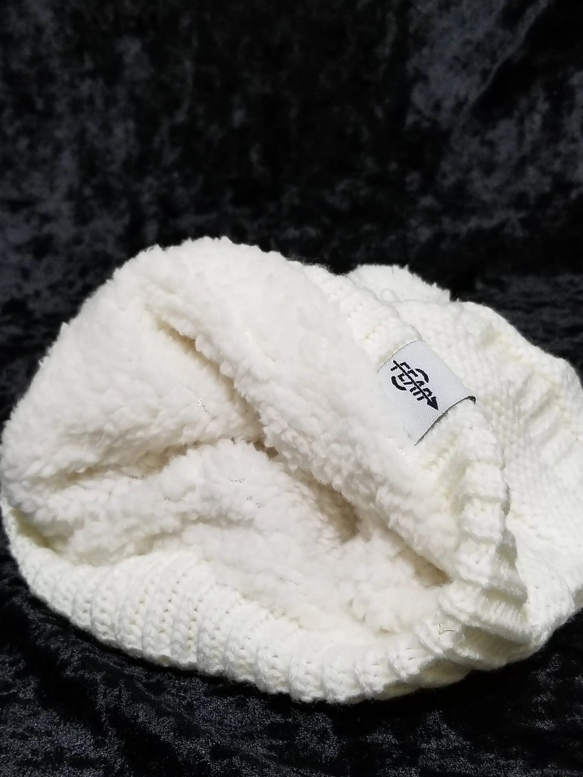 Fear0 NJ Warmest Plush Insulated Knit Pom Women Winter Beanie Hat-6