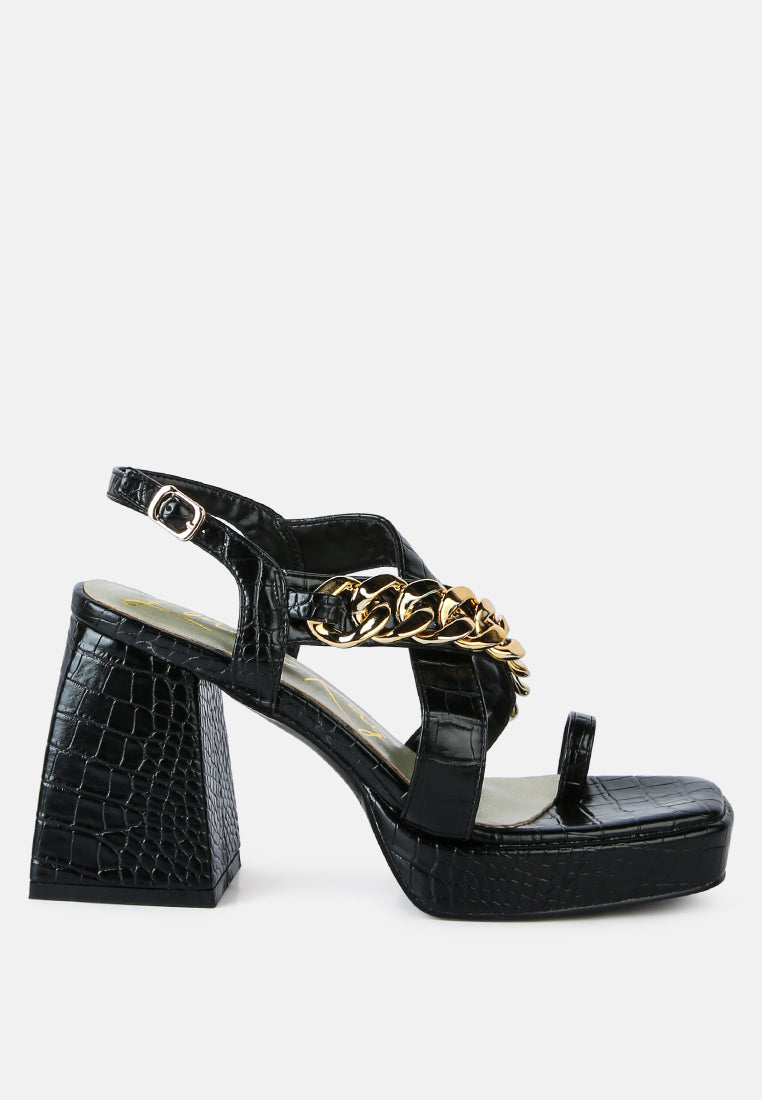 frecklin metal chain block heel sandals-10