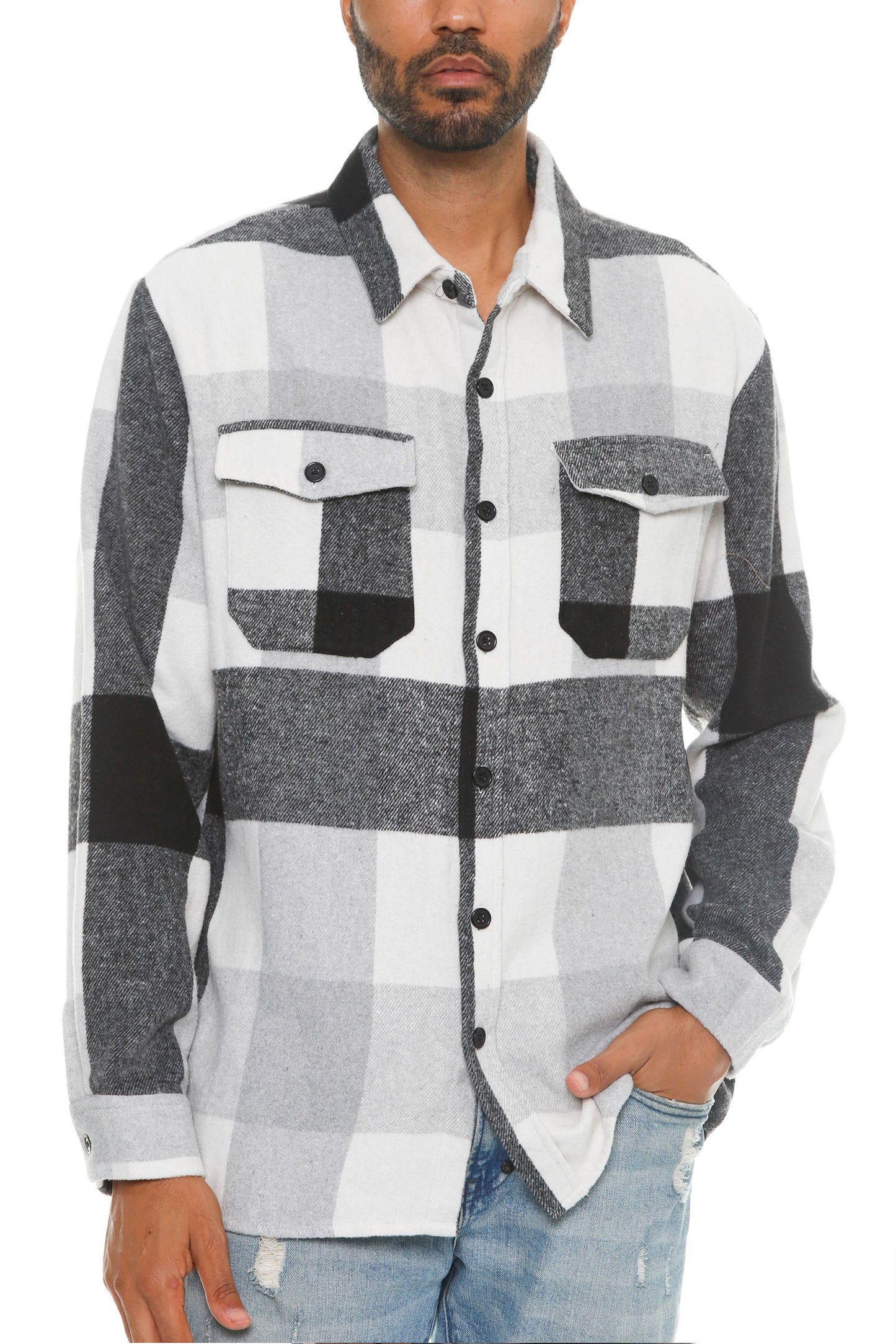 Millikan Soft Flannel Shacket-0