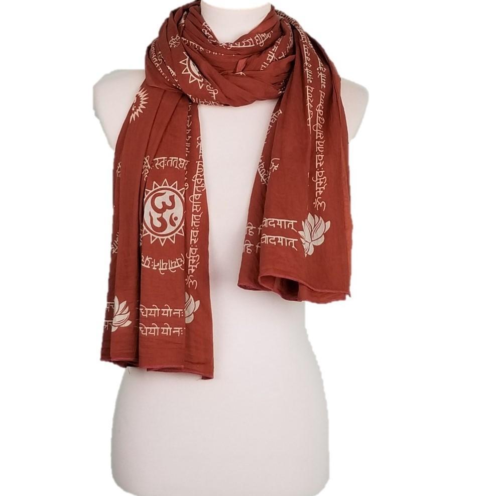 OMSutra Gayatri Mantra Prayer Shawl-4