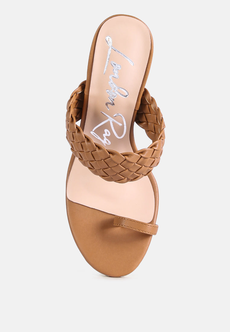 high perks woven strap high heels-8