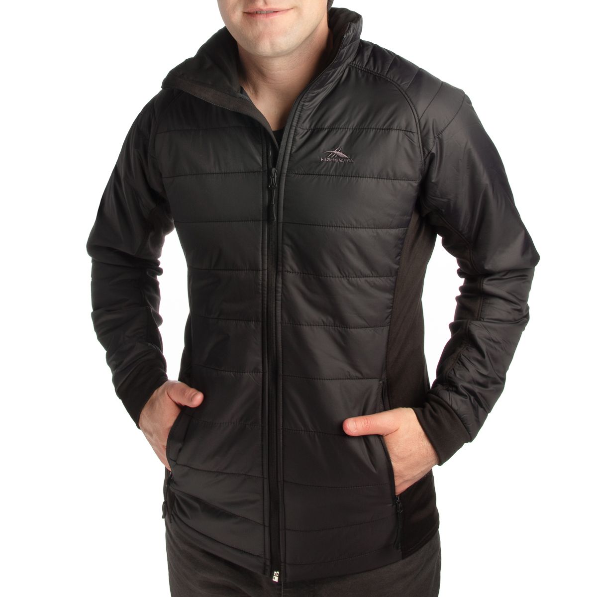High Sierra Molo Men's Insulated Zip Jacket - Water Resistant - Scarvesnthangs