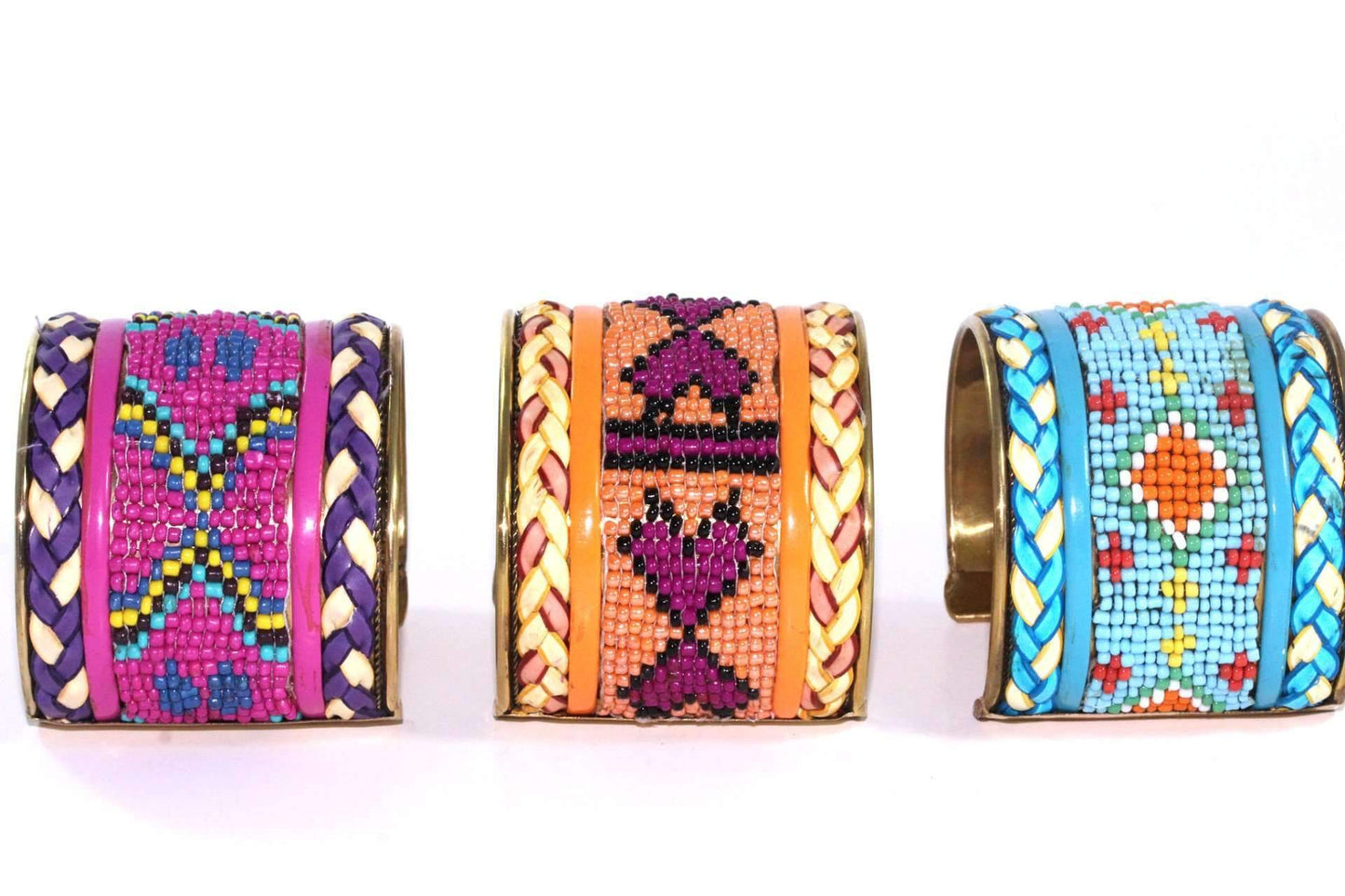 Beaded Cuff Bangles - Scarvesnthangs