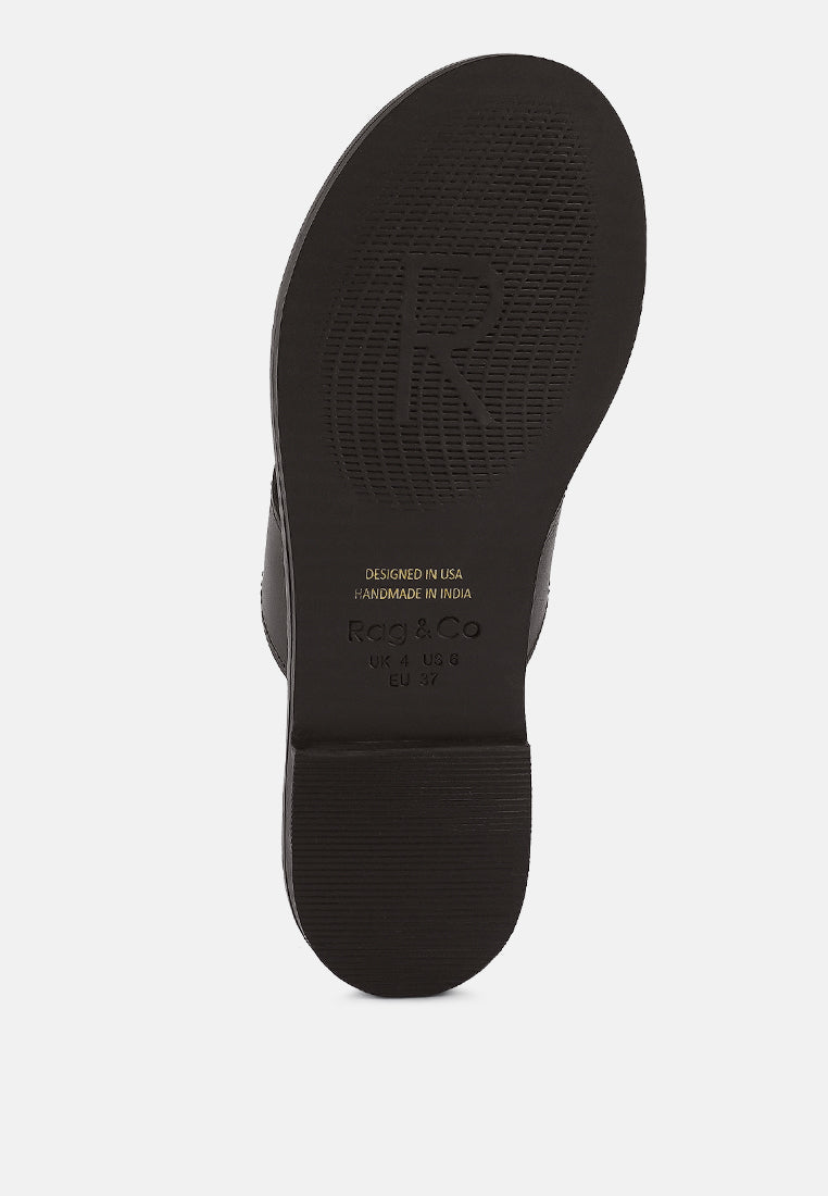 kathleen buckle embellished slip on thong sandals-13