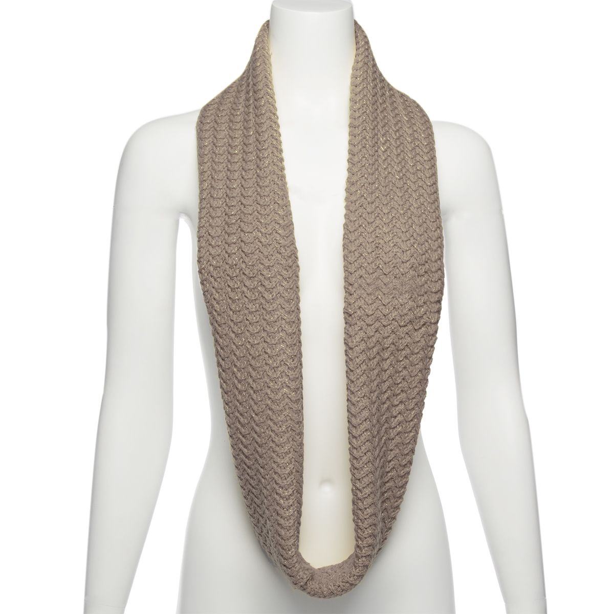 Loop Infinity Scarf With Metallic Knit by The Royal Standard - Scarvesnthangs
