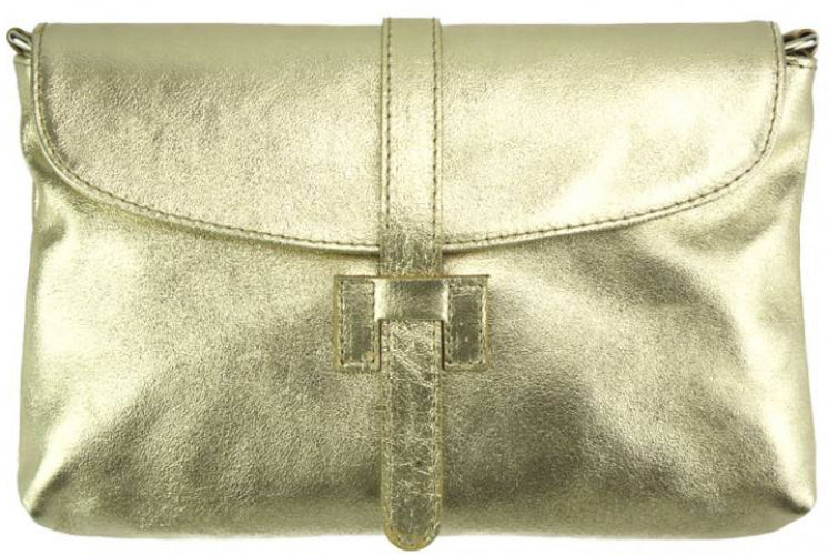 Malak Clutch in smooth calfskin leather - Scarvesnthangs