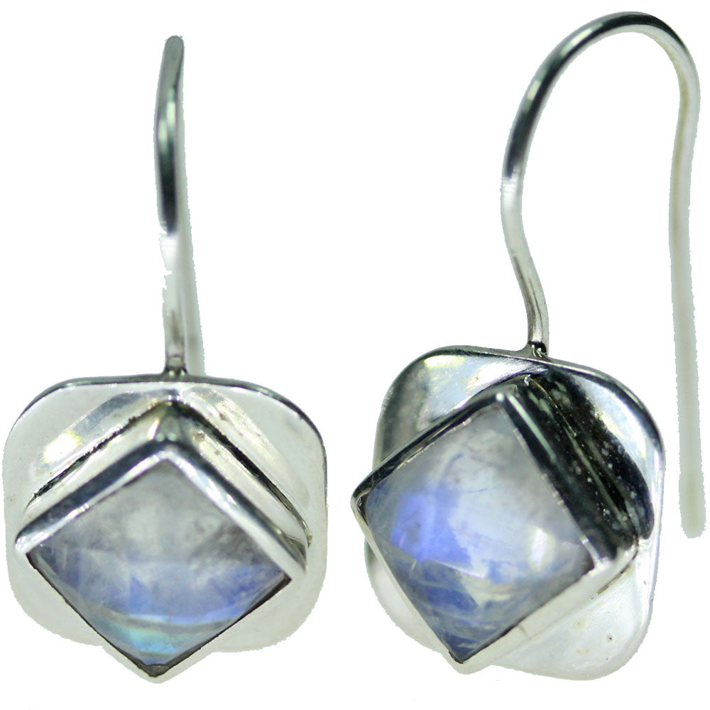 Moonstone Evolution Hook Earrings - Scarvesnthangs