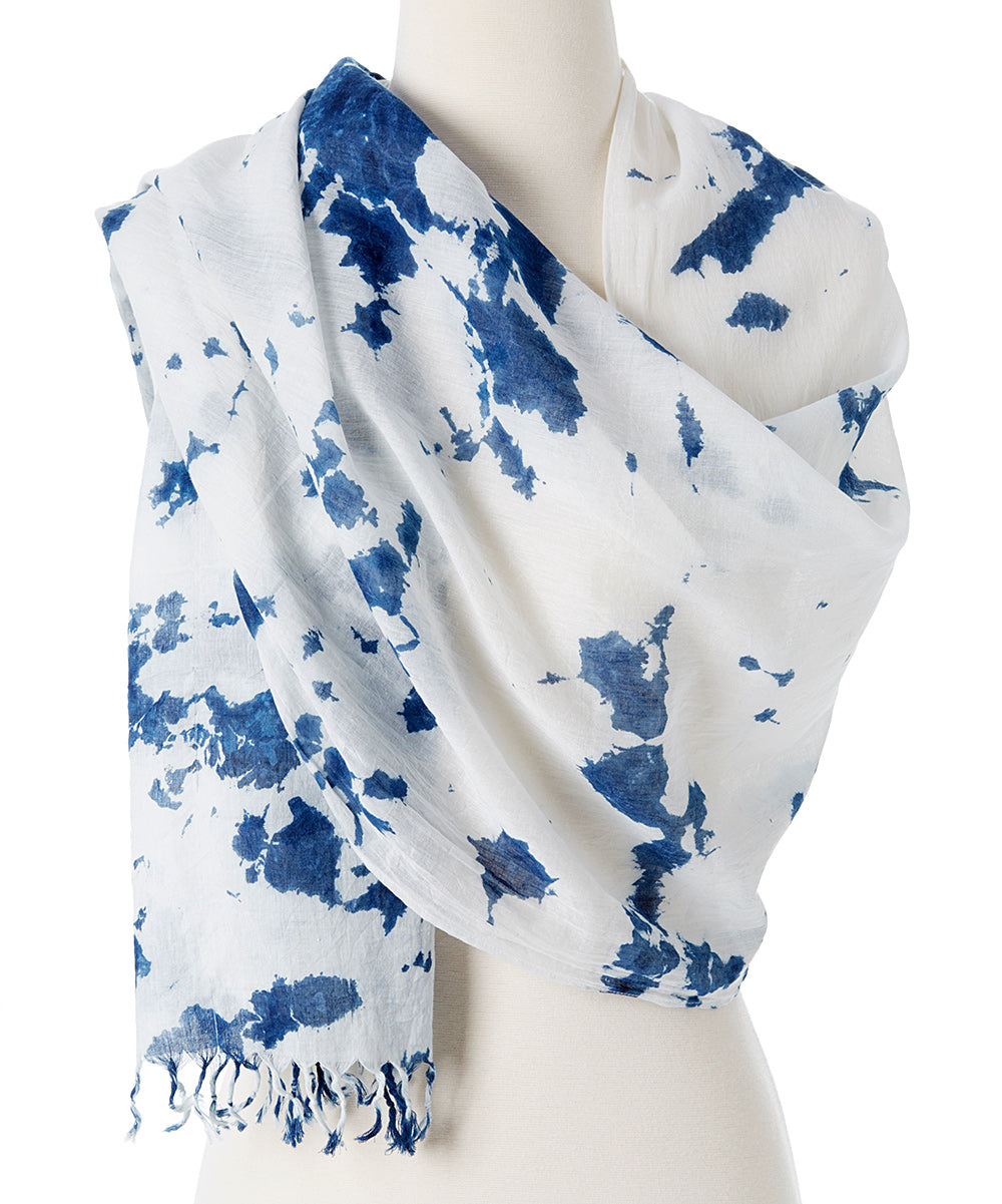 Organic Tie Dye Scarf - Awaken-3