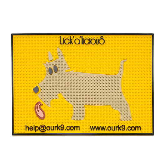 Our K9 Lick Mat For Dogs - Slow Feeding, Good Oral Hygiene - Scarvesnthangs