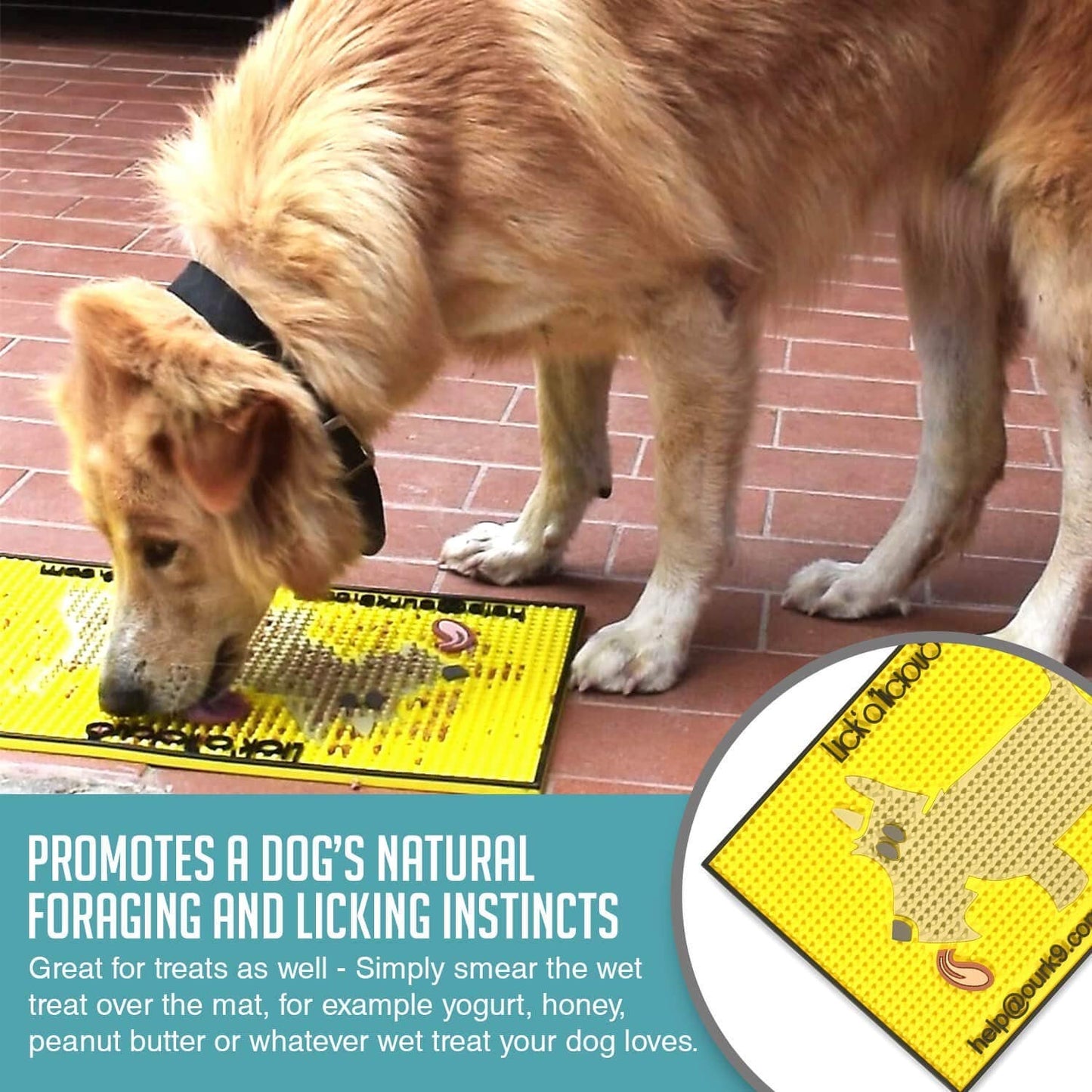 Our K9 Lick Mat For Dogs - Slow Feeding, Good Oral Hygiene - Scarvesnthangs