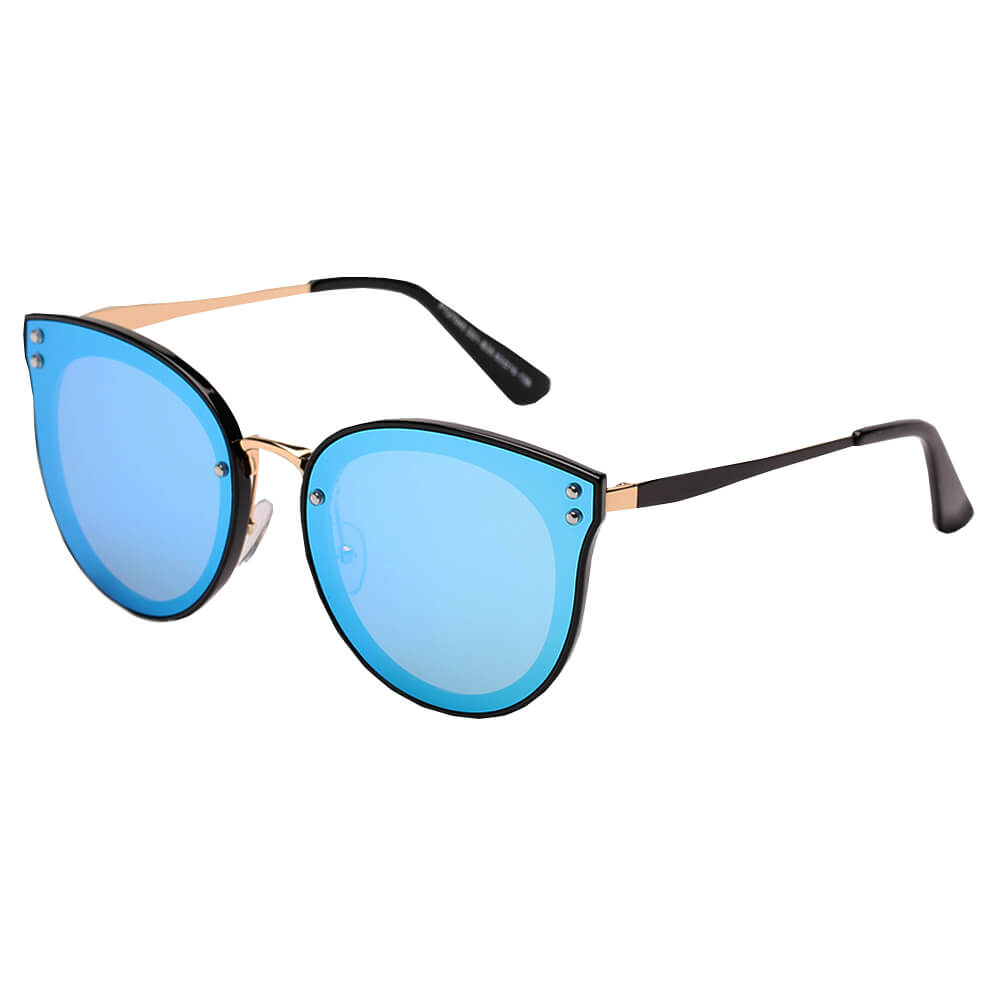 RIMINI | Women Round Cat Eye Fashion Sunglasses - Scarvesnthangs