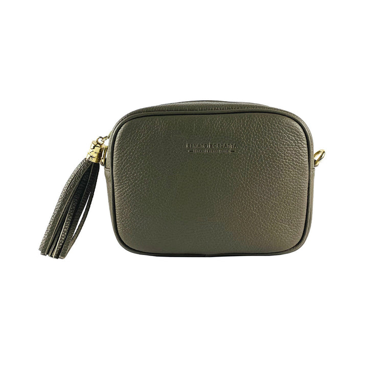 RB1007AQ | Women's Shoulder Bag in Genuine Leather | 20 x 15 x 7 cm-1