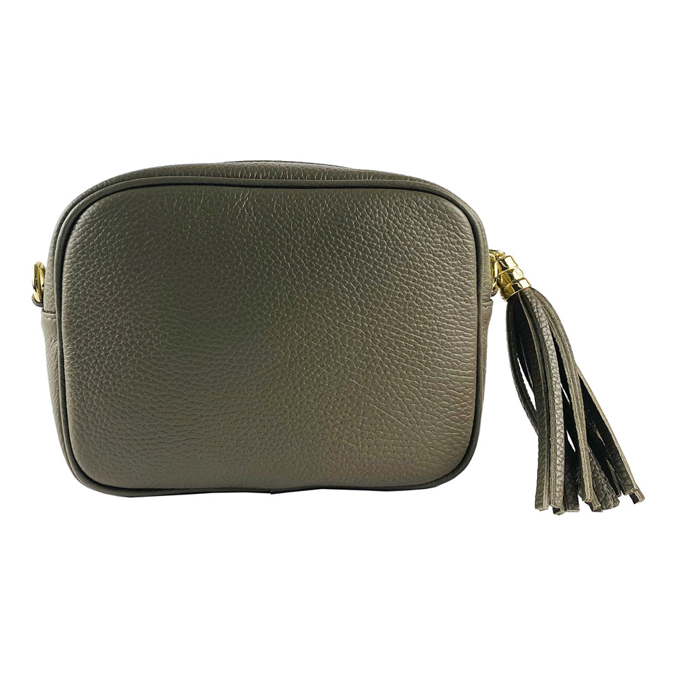 RB1007AQ | Women's Shoulder Bag in Genuine Leather | 20 x 15 x 7 cm-3