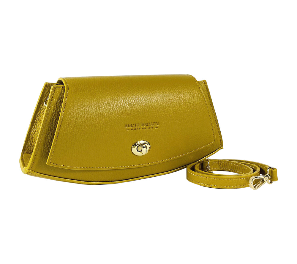 RB1009AR | Woman Shoulder Bag in Genuine Leather | 20 x 15 x 9 cm-3