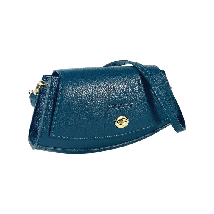 RB1009E | Woman Shoulder Bag in Genuine Leather | 20 x 15 x 9 cm-0